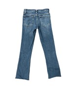Free People Medium Wash Raw Hem Mid Rise Denim Boot Cut Ankle Jeans size 26 - $40.12 CAD