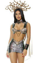 Sexy Forplay Head In The Game Medusa Snake Print Costume 551555 - $77.99