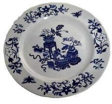 BLUE BOWPOT Spode Salad Plate England New Fine stone All Blue Asian Cope... - £10.08 GBP