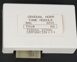 NEW FEDERAL SIGNAL TM10 GRADUAL HORN TONE MODULE SER. A2 - $32.95