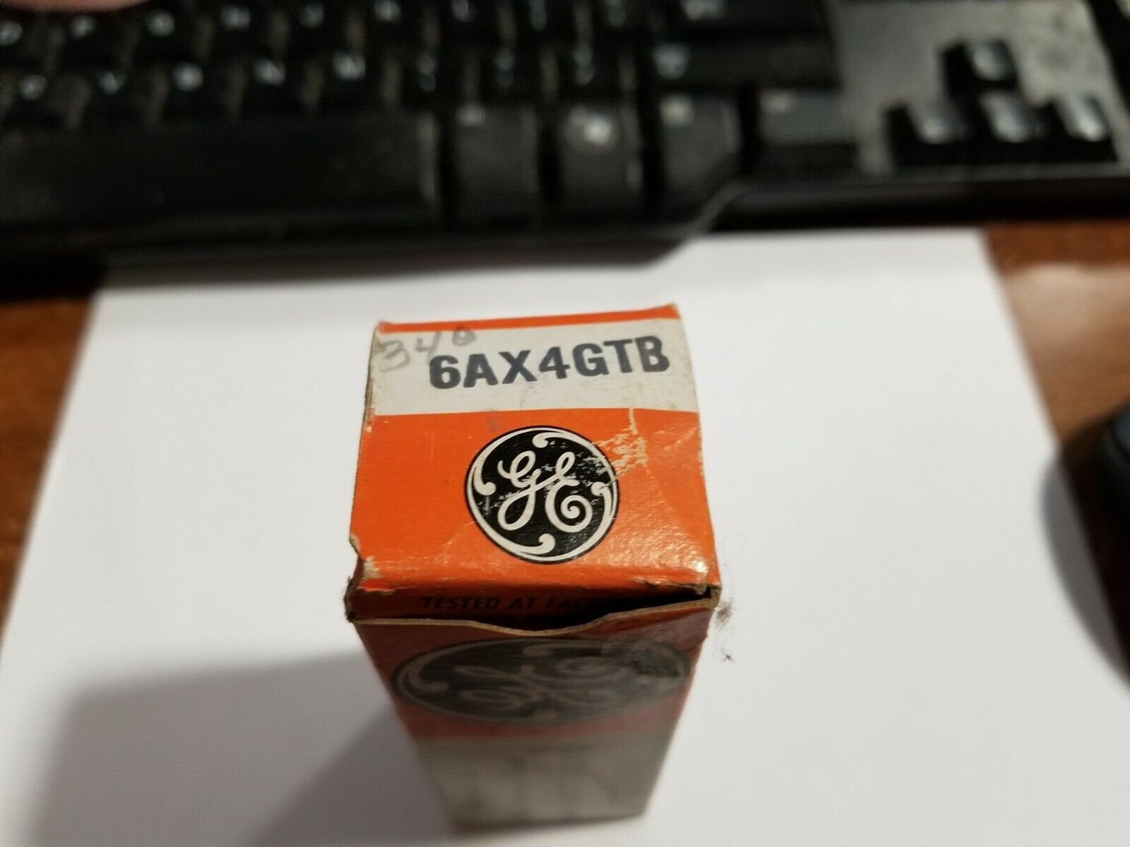Vintage GE - General Electric - Vacuum Tube - New - Old Stock - 6AX4GTB - $3.95