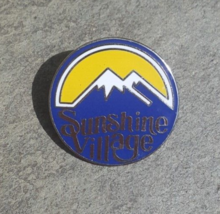 Sunshine Village Ski Mountains Resort Travel Skiing Souvenir Lapel Pin Canada - $8.99