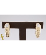 Gucci &quot;Shrimp&quot; Vintage 18k Yellow Gold Diamond Earrings - $9,193.91 CAD