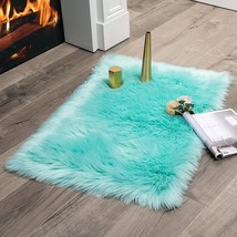 Christmas Luxury Super Soft Fluffy Area Rug Faux Fur Rectangle Rug Decorative Pl - £23.25 GBP