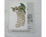 1996 Dragon Castle Products And Pricing Spring Catalog - £84.56 GBP