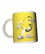 M&amp;Ms Yellow &amp; White Coffee Mug Cup 12 OZ. Yellow M&amp;M Character - $10.40