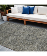 10&#39; X 14&#39; Brown and Black Oriental Washable Non Skid Indoor Outdoor Area... - $810.99