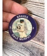 1984 7-Eleven Slurpee Super Star MLB Sports Coin Dale Murphy Atlanta Braves - $4.99