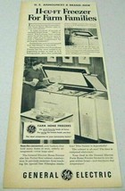 1950 Print Ad GE General Electric Farm Home Freezers Bridgeport,CT - $11.75