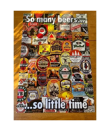 Beer Logos Collage Large Poster College Collection Wall Room Decor, Size... - $308.99 MXN