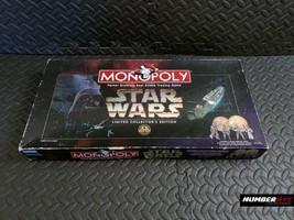 Vintage Star Wars Monopoly Board Limited Collectors Edition 1996 Parker Complete - £31.64 GBP