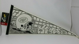 New York Jets Nfl COLOR-ME Full Size Football Pennant Htf - £7.74 GBP