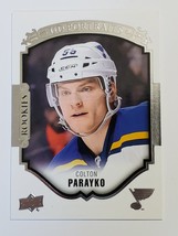 2015 - 2016 Colton Parayko Upper Deck Rookie Ud Portraits Nhl Hockey Card P-99 - £4.73 GBP