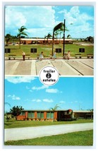 Vintage Trailer Estates Sarasota Bay FL Florida Shuffle Board Postcard - $7.00