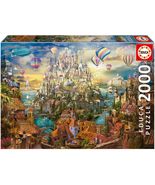 NEW Educa Jigsaw Puzzle 2000 Pieces Adults 19944 Dream Town - $62.14 CAD