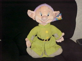 26&quot; Disney Jumbo Dopey Dwarf Plush Toy With Tags Snow White and Seven Dwarfs   - £46.97 GBP