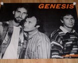 Genesis Poster Atlantic Records Promo Group Pose 1980&#39;s Invisible Touch - £39.04 GBP