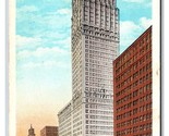 Book Building and Tower Detroit Michigan MI WB Postcard V20 - $2.92