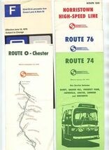 5 Southeastern Pennsylvania Transportation Authority SEPTA Time Tables 1... - $17.82