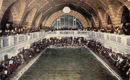 Natatorium Interior Swimming Pool Manufacturing Building Pittsburgh PA postcard - £5.91 GBP