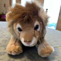 vtg Toys R Us Animal Alley Lion Realistic Plush Toy Stuffed Animal 17&quot; NWT NOS - £34.81 GBP