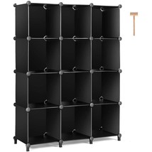 Cube Storage Organizer 12-Cube Closet Organizer And Storage Shelves Bookshelf Cu - £52.11 GBP