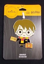 Hallmark Harry Potter Platform 9 flat metal Halloween ornament on card 2021 NEW - £7.44 GBP