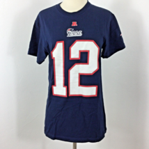 NFL T-Shirt Mens Size S Blue New England Patriots Football Tom Brady #12 Graphic - $19.79