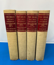 1902, Lot of 4 Books &quot;Ideas That Have Influenced Civilization&quot; Vols 5, 6, 7, &amp; 8 - £28.17 GBP
