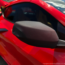 C8 Corvette Stingray NoviStretch Mirror Bra Covers High Tech Stretch Mas... - £39.01 GBP