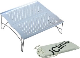 Iclimb Mini Solo Folding Table Ultralight Compact For Backpacking, Silver, Mini - $35.99