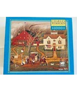 Charles Wysocki 1000 Piece Jigsaw Puzzle Game Fireside Companions Horse ... - €32,72 EUR