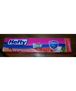 Box of 12 HEFTY JUMBO SLIDER BAGS - 2.5 GALLONS  Many Uses! Made in USA! - £6.80 GBP