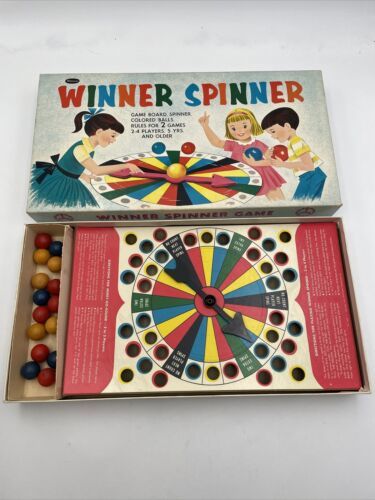 Winner Spinner Board Game by Whitman 1959 Vintage - $18.95