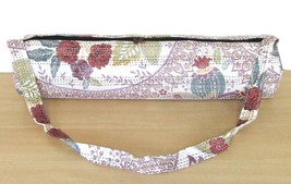 Kantha cotton yoga mat bag, handmade excercise sport carrier bag shoulder strap - £17.51 GBP