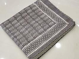 Traditional Jaipur Handmade Kantha Quilt Cotton Throw Bedspread Bedding Gudri Be - £68.51 GBP