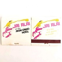 Jai Alai MGM Grand Hotel Las Vegas Vintage Matchbooks Unstruck Lot Of 2 E77 - £22.70 GBP