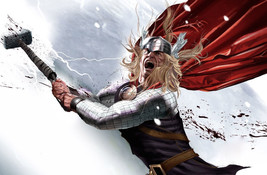 Greg Horn SIGNED Marvel Comic Avengers Super Hero Art Print ~ Mighty Thor - £23.65 GBP