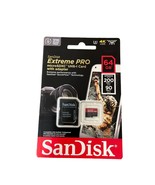 SanDisk Extreme Pro microSDXC UHS-1 Card with Adapter NEW 64gb - $9.90