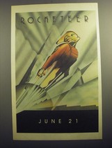 1991 Rocketeer Movie Ad - Rocketeer June 21 - £14.72 GBP