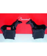 Baccarat Crystal Noah's Ark Midnight Horse 2 PC Figurine Loet France 260... - $374.90