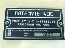 Datamyte 400 455-03 Digital Electronics For Science &amp; Industry Electro G... - £9.34 GBP