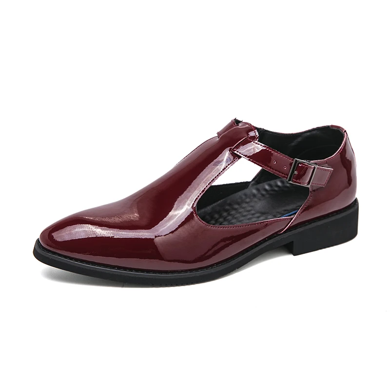 Hot Sale Summer Glossy Fashion Platform Leisure Sandals Male Hollow Comf... - $68.86