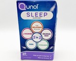 Qunol Sleep Support, 5 in 1 Non-Habit Forming Aid, 60 Capsules Exp 2/26 - £24.08 GBP
