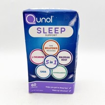 Qunol Sleep Support, 5 in 1 Non-Habit Forming Aid, 60 Capsules Exp 2/26 - £24.05 GBP