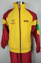 Vintage Mens 1992 Olympic Games Mars M&amp;M&#39;s Red Yellow Tracksuit Large - £102.87 GBP