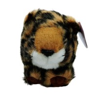 Puffkins Lenny Leopard Bean Bag Plush 4&quot;  Ages 3+ Tags 1998 Style 6676 - $6.00