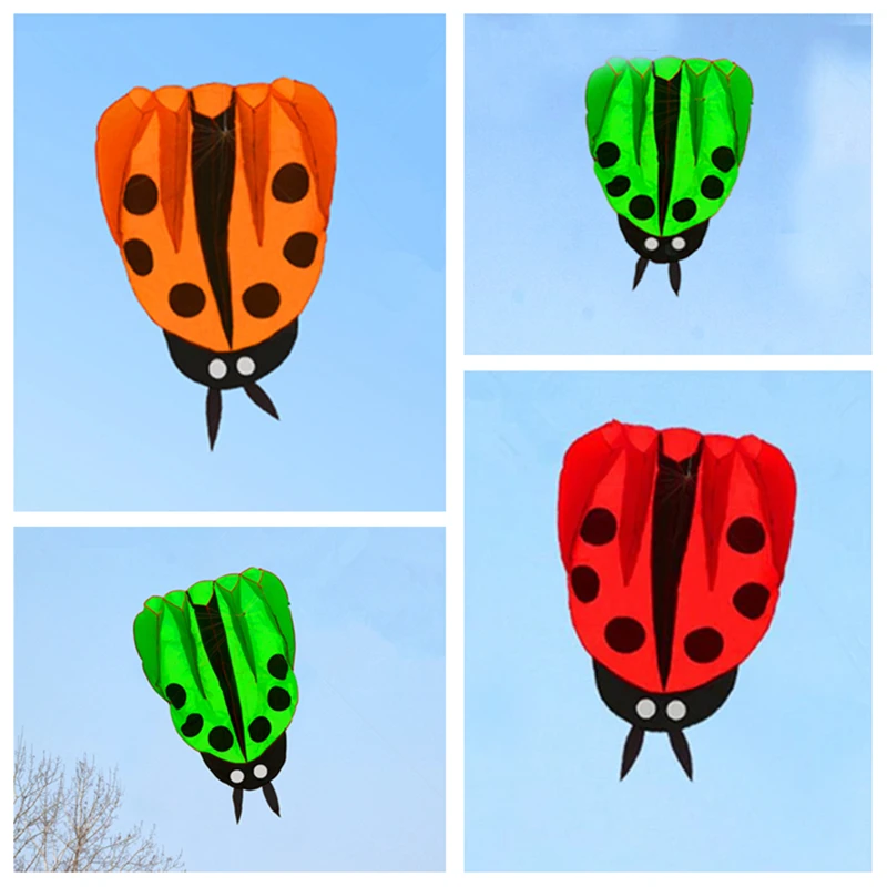free shipping large ladybug kite buggy animated kites for kids inflatable kite - £21.57 GBP
