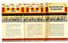 Visit Western States Via Union Pacific Railroad Brochure Chicago Railroa... - $21.75