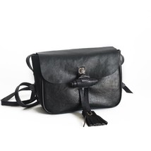 2022 New Leather Tassel Women Bag Retro Cowhide Shoulder Bags Leisure Ladies Min - £80.20 GBP